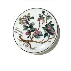 Villeroy & Boch Luxembourg Botanica Vaccinium Vitis-idaea Trinket Box w/Lid